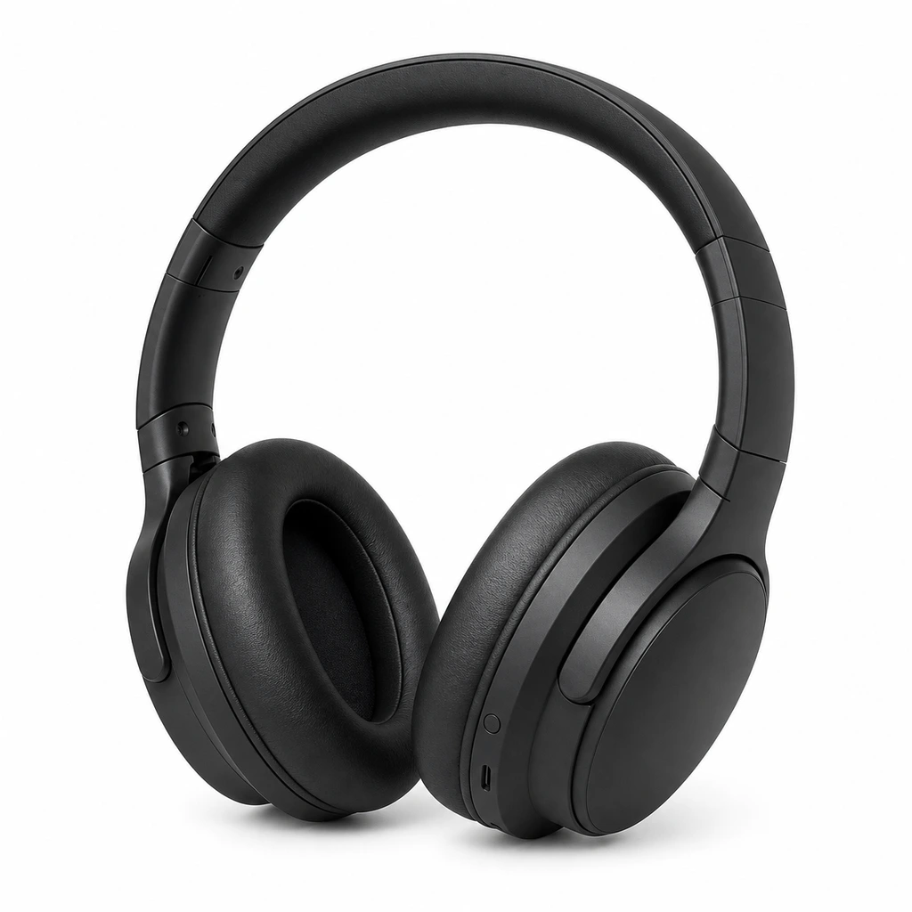 Headphone listing photo, enhanced version